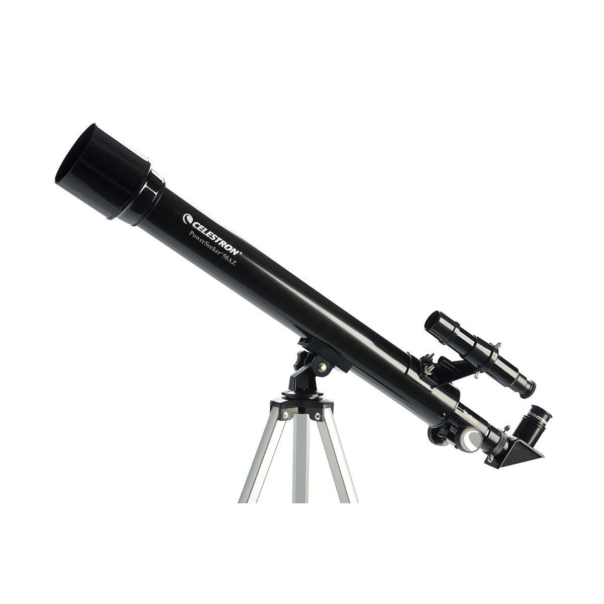 Kính thiên văn PowerSeeker 50AZ 450x, hiệu Celestron chính hãng Mỹ, kính phủ FMC chống lóa