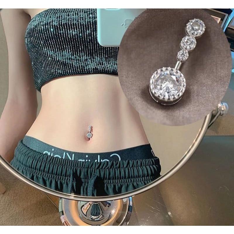 Khuyên Rốn 3 Đá / Khuyên Rốn Cao Cấp - 69STORE