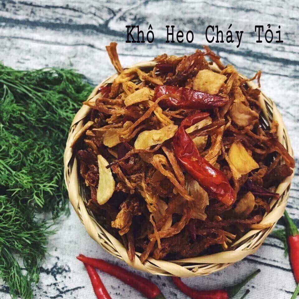 (COMBO 1KG) KHÔ HEO CHÁY TỎI LOẠI NGON TLPFOOD