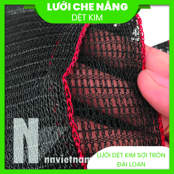 LƯỚI CHE NẮNG DỆT KIM ĐÀI LOAN - TỶ LỆ CẮT NẮNG 60%~70%