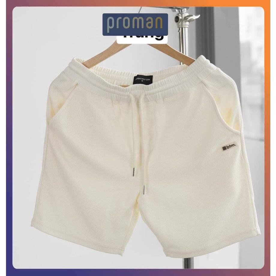 Quần Đùi Nam Mặc Nhà Chất Tổ Ong Co Giãn, Quần Short Nam Ngắn Thể Thao Mềm Mịn Thoải Mái QD08 - PROMAN