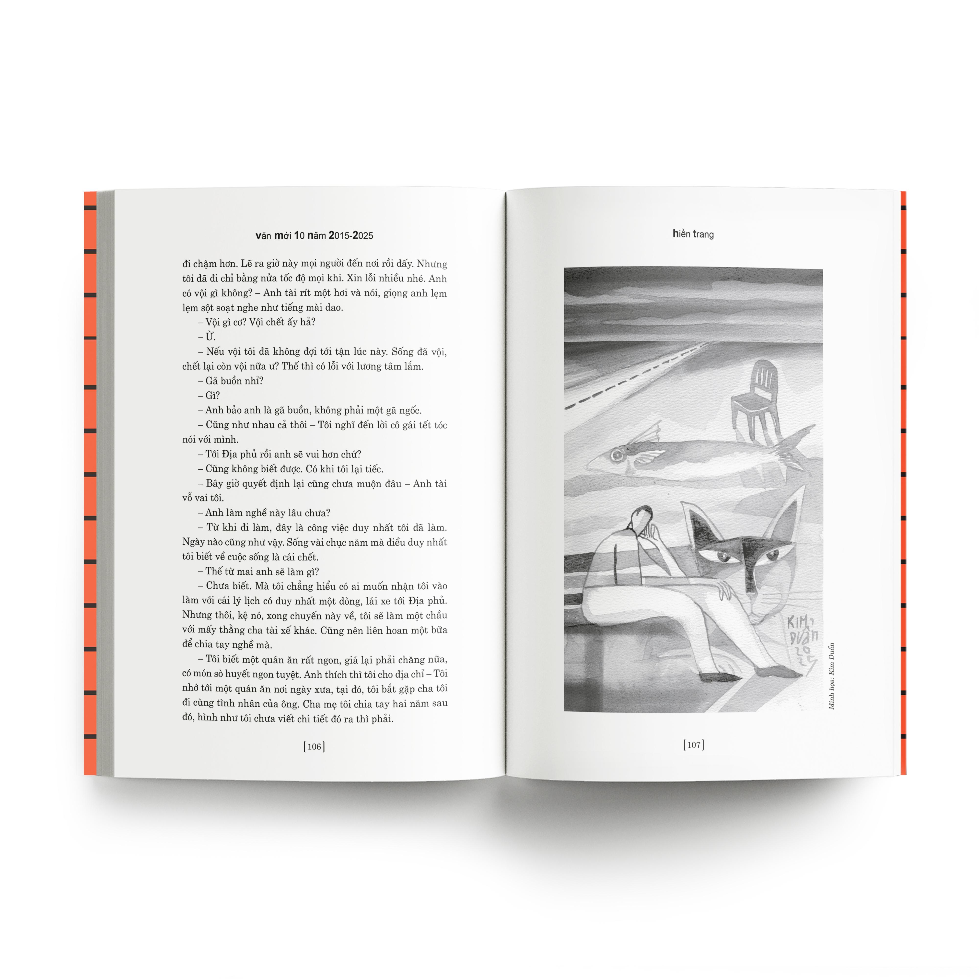 Sách - Văn Mới 10 Năm 2015-2025 - Hợp Tuyển Văn Xuôi Của Các Tác Giả Mới Và Tác Giả Đang Được Mến Mộ