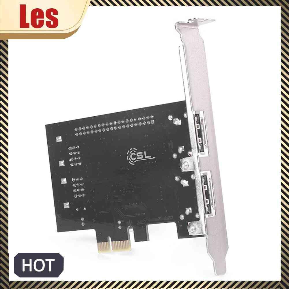 Card Mở Rộng PCI-E PCIe 2 Cổng SATA IDE eSATA JMB363