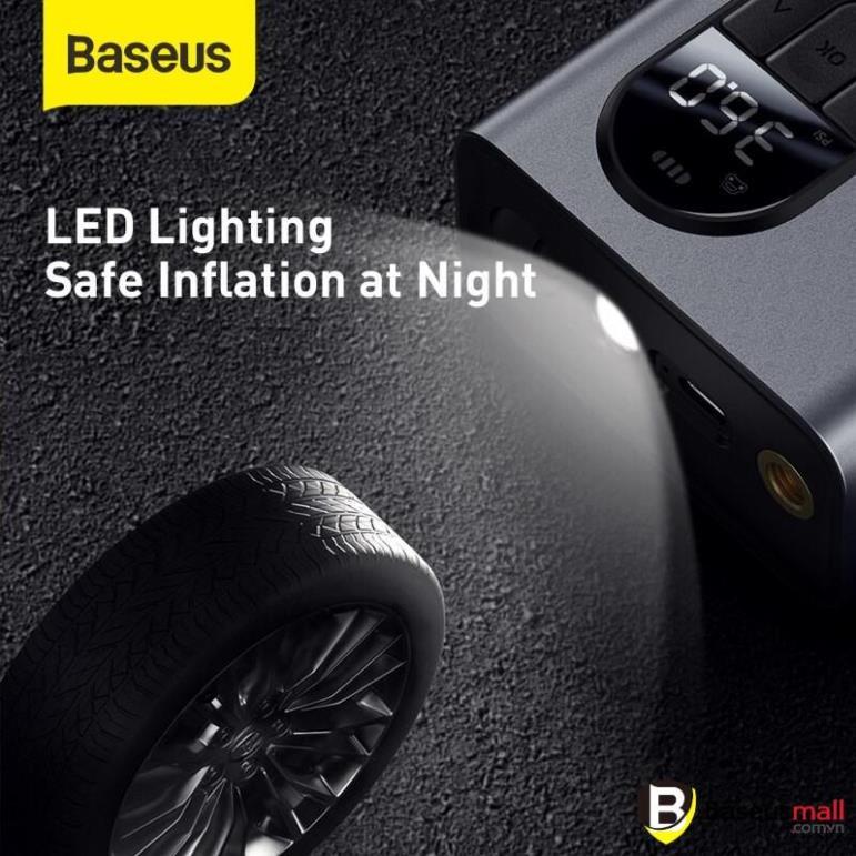 Baseus -BaseusMall VN Máy bơm lốp xe hơi Baseus Energy Source Inflator Wireless Intelligent Air Pump