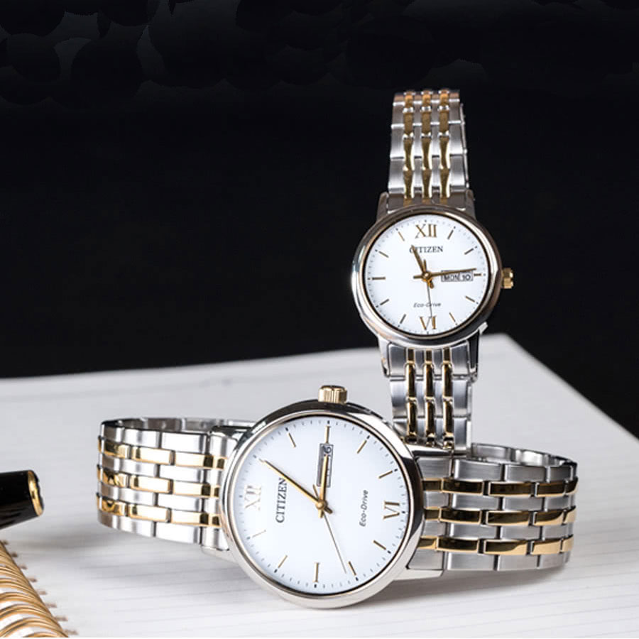 Đồng Hồ Nữ Citizen Dây Thép Không Gỉ EW3254-87A - Mặt Trắng (Sapphire)