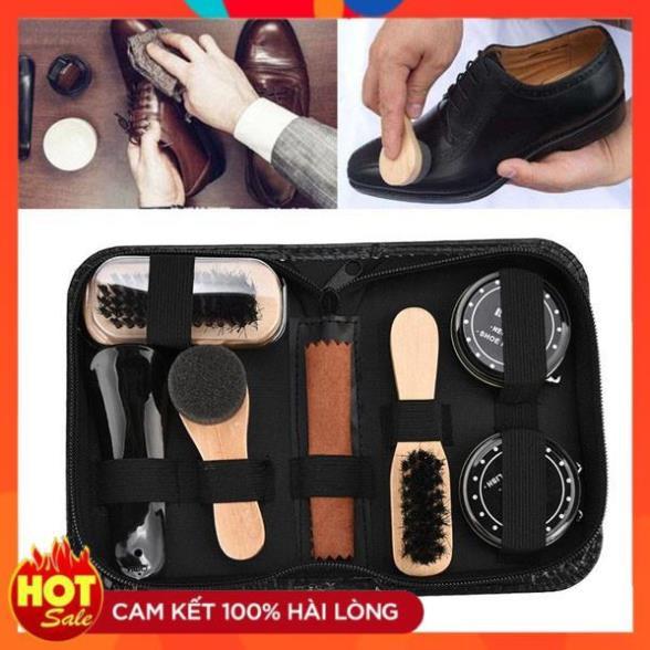 BigSale/ Bộ dụng cụ đánh giày 7 món kèm si /LH online