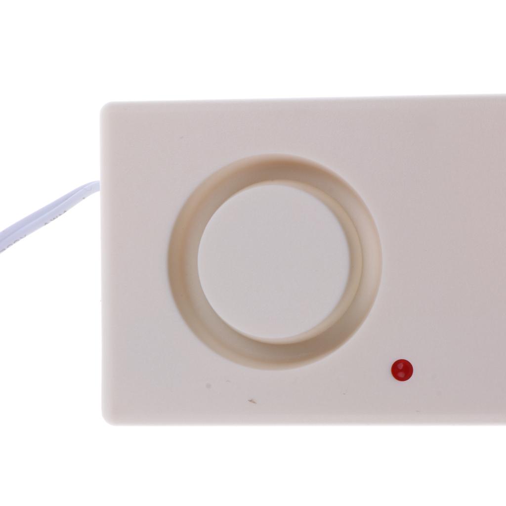 2-in-1 Wireless Water Sensor Alarm Water LeakOverflow Detector Dry Sensor