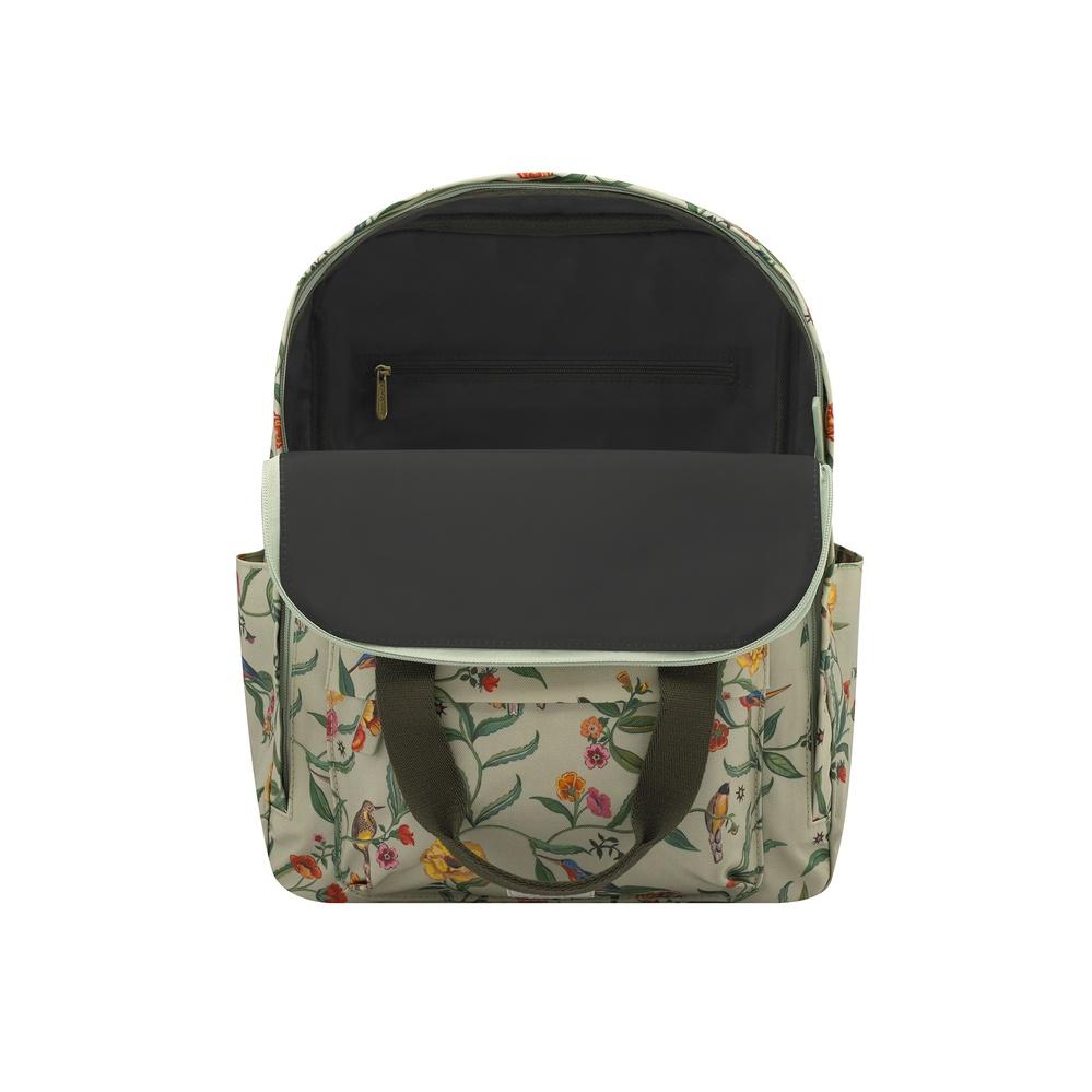 Cath Kidston - Ba lô đi học/đi làm/Utility Backpack - Summer Birds - Green -1048988