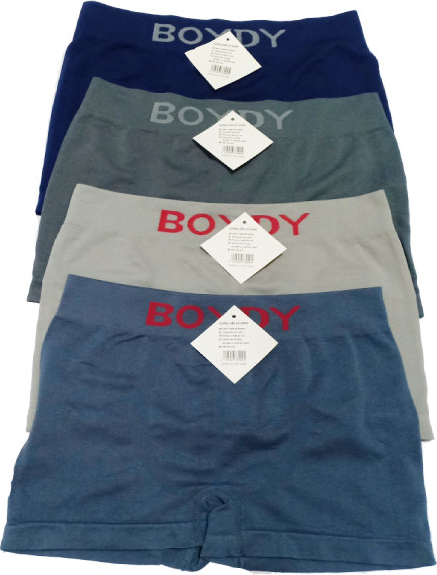 Set 10 quần lót đùi nam in chữ Boydy màu ngẫu nhiên