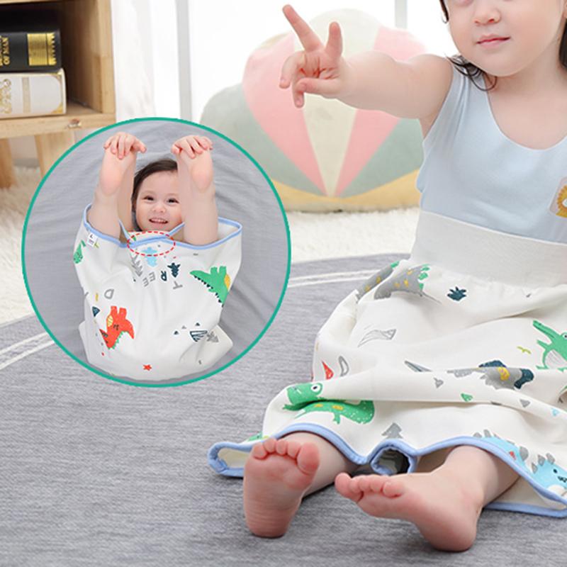 Tã váy bằng vải cotton chống thấm nước có thể giặt sạch tiện lợi cho bé gái