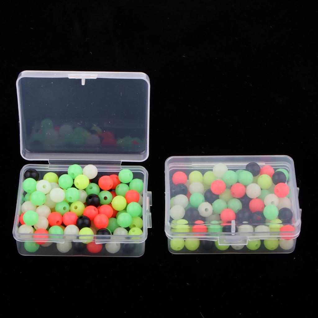 200pcs Fishing Beads Carp Fishing Rigs Making Beads Terminal Tackle 6mm