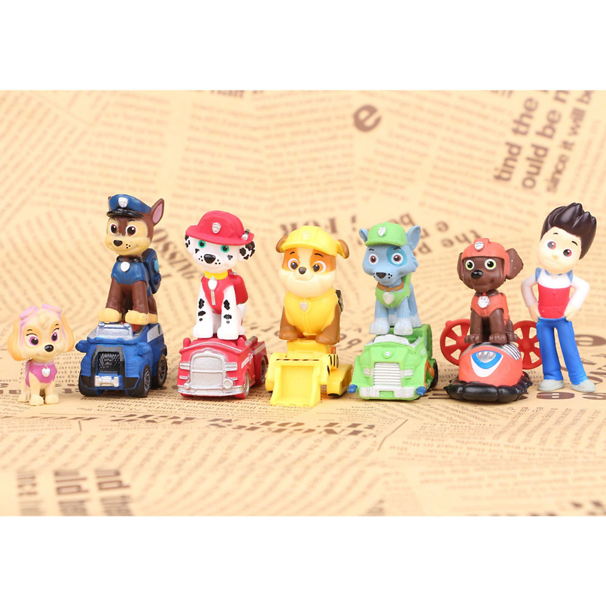 Bộ 12 Mô Hình Đội Chú Chó Cứu Hộ Paw Patrol