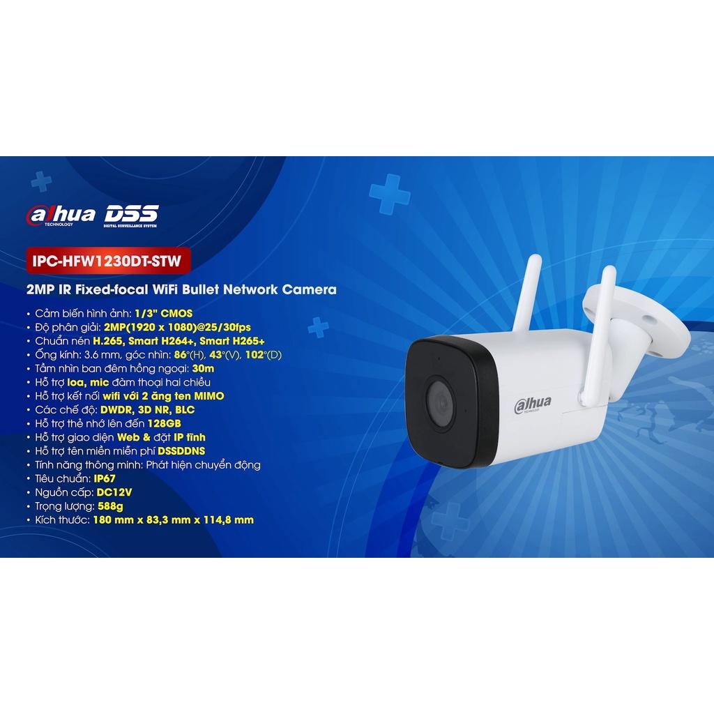 Camera  Wifi DH-IPC-HFW1230DT-STW  - Hàng chính hãng