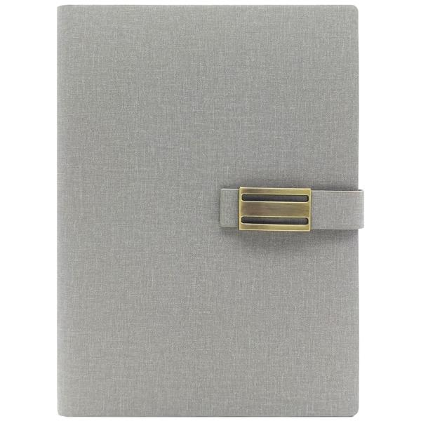 Sổ Bìa Da Kẻ Ngang 200 Trang 80gsm - The Sun SC02-22 - Màu Xám