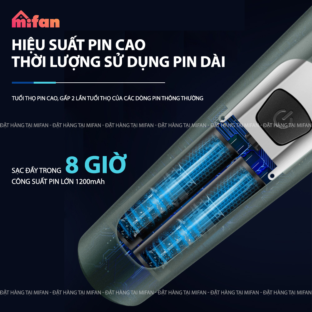 Máy Cạo Râu Đa Năng 4 Trong 1 Mifan 9D - Tỉa Lông Mũi, Tông Đơ, Rửa Mặt