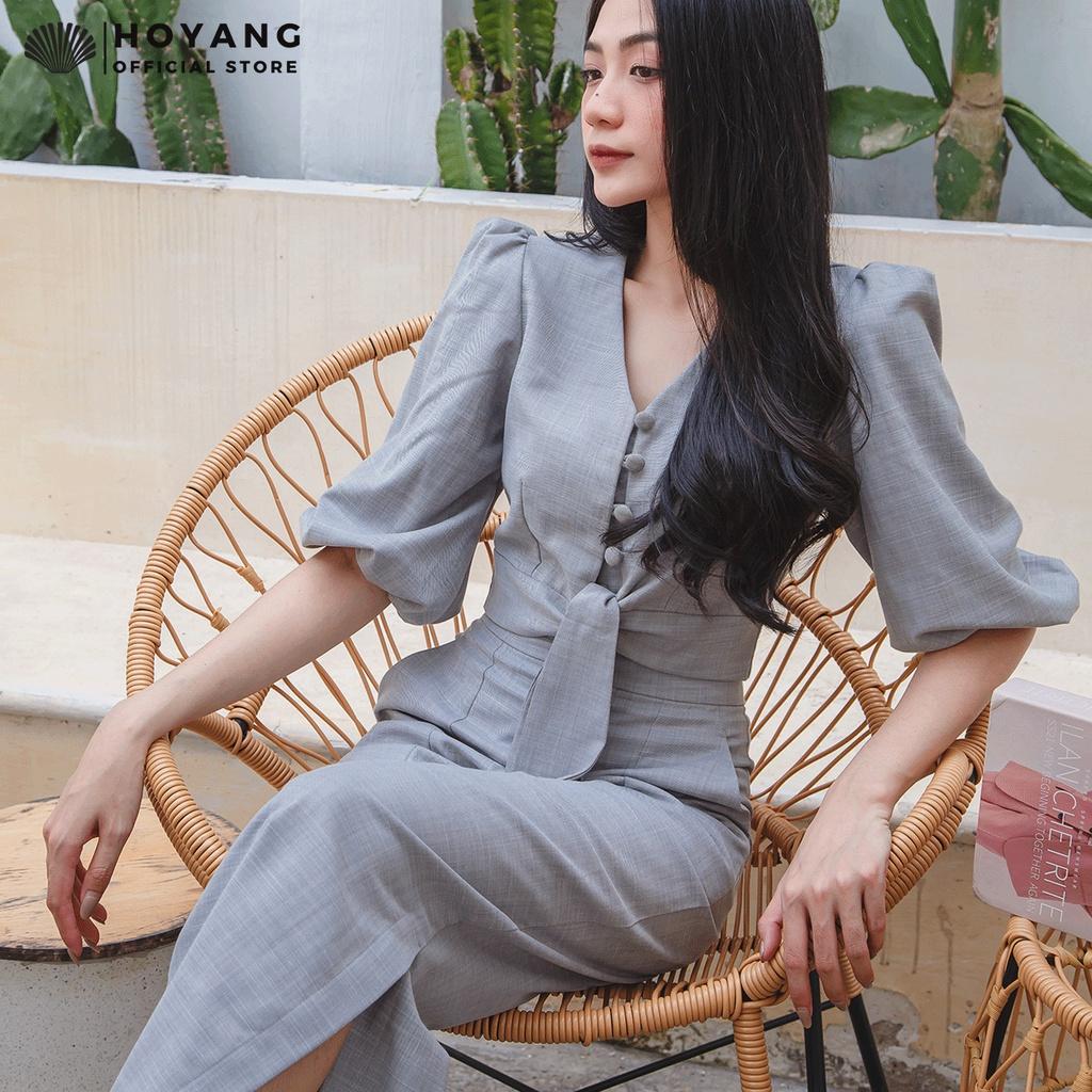 Set Đồ Thời Trang Vải Kate Phong Cách HOYANG QAHY01