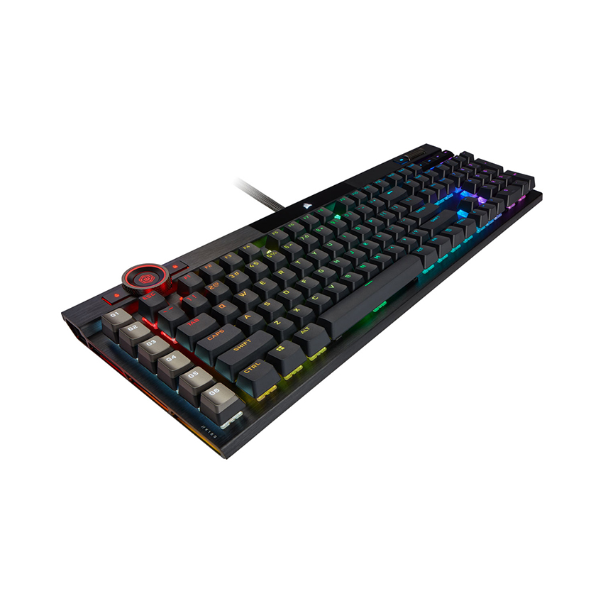 Bàn Phím Có Dây Corsair K100 BLK RGB | OPX RF/MX SPEED - Hàng Chính Hãng