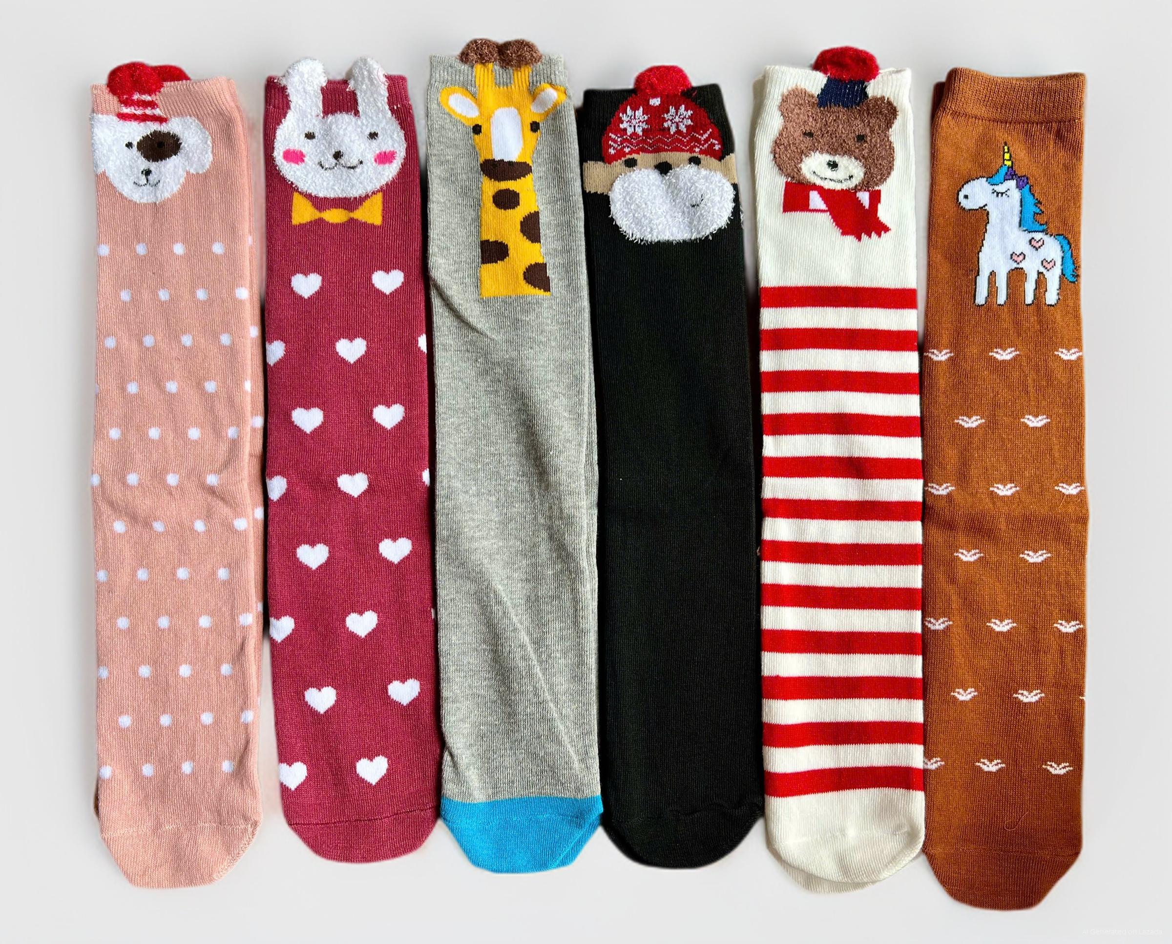 TẤT VỚ HOẠ TIẾT HOẠT HÌNH SIÊU XINH DỄ THƯƠNG MÃ 32 TỪ 3-12 TUỔI DÀNH CHO BÉ GÁI