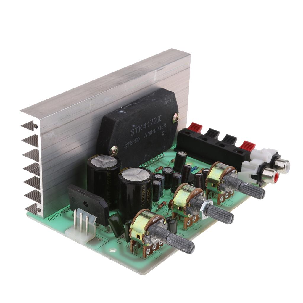 DC 12V DX0408 Digital Power Audio Stereo Amplifier Board Module DIY 100W