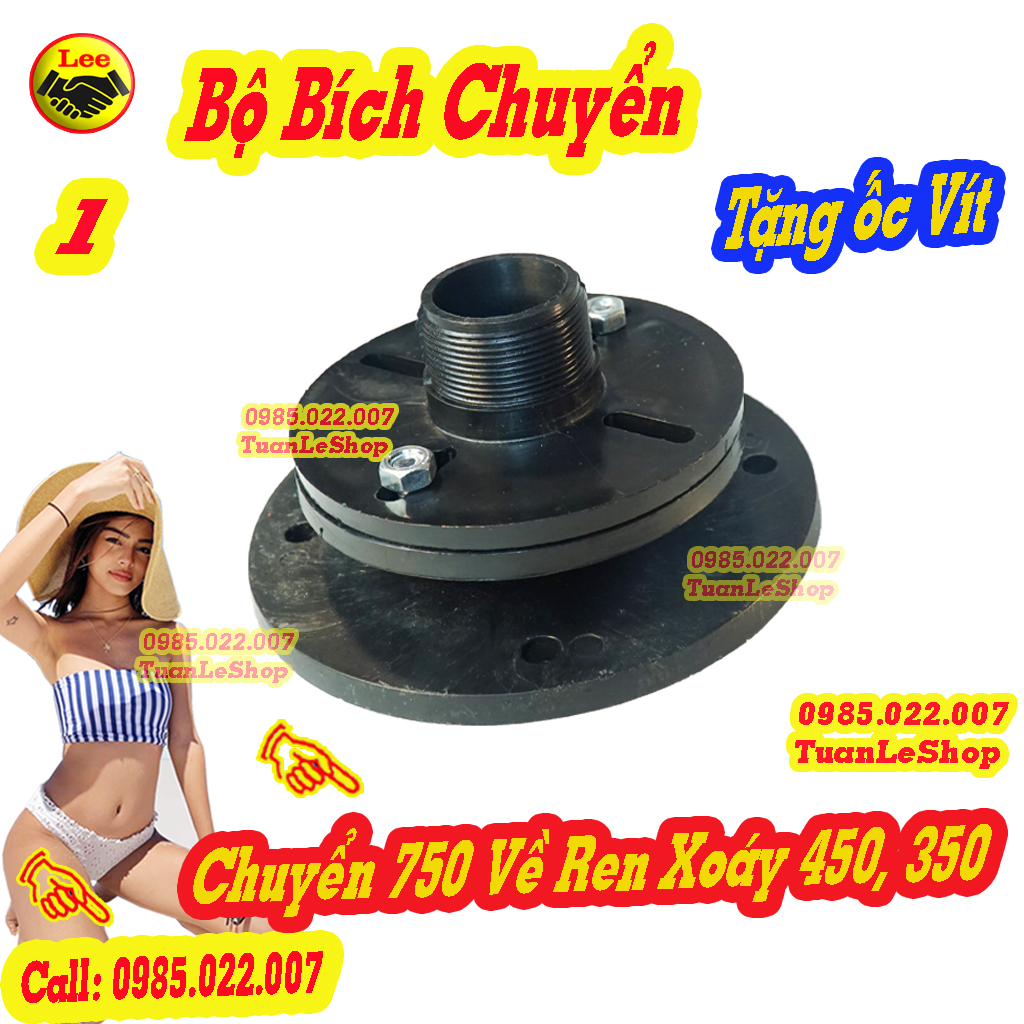 BỘ BÍCH CHUYÊN 750 VỀ REN XOÁY 750,350 – TẶNG KÈM ỐC VÍT