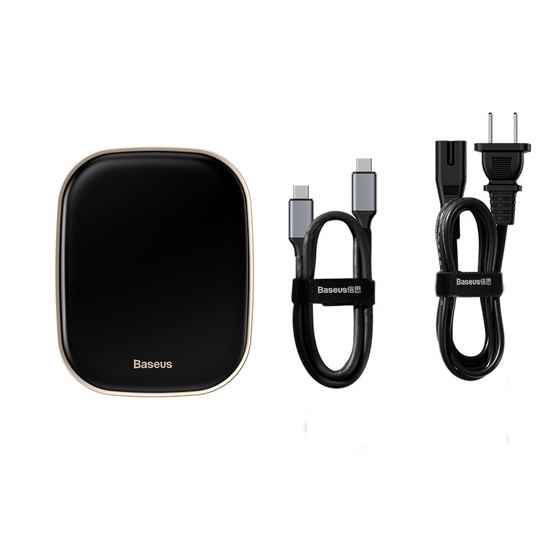 Bộ Chia Hub Đa Năng 6 in1 Baseus Type-C Hub Adapter AC Multifunctional Charger: USB3.0*2 / HDMI / Type-C / RJ45 / SD/TF - Hàng Chính Hãng