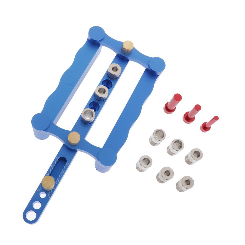 Drill Guide Dowel Straight Hole Woodworking Positioner 10pcs