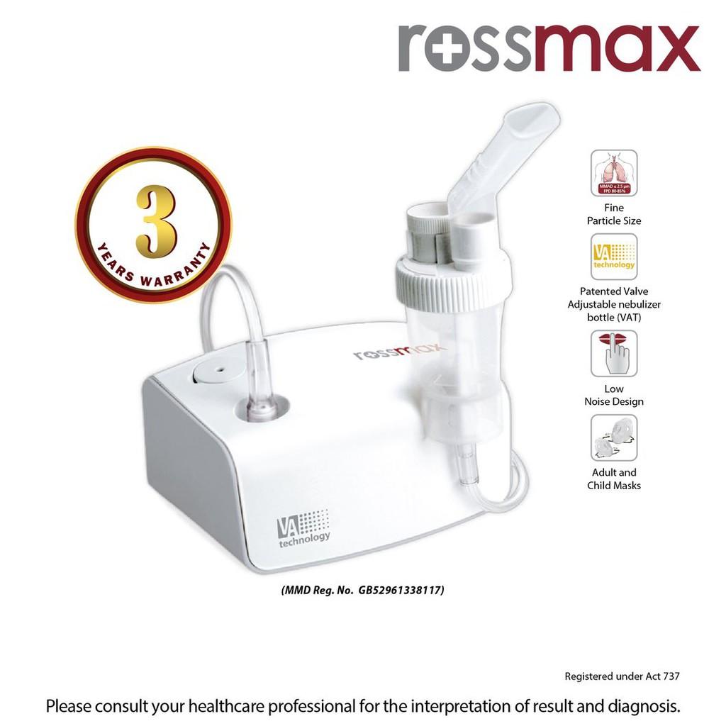 Máy Xông Khí Dung Mũi Họng- Rossmax NB80, (Rosmax) -VT0768