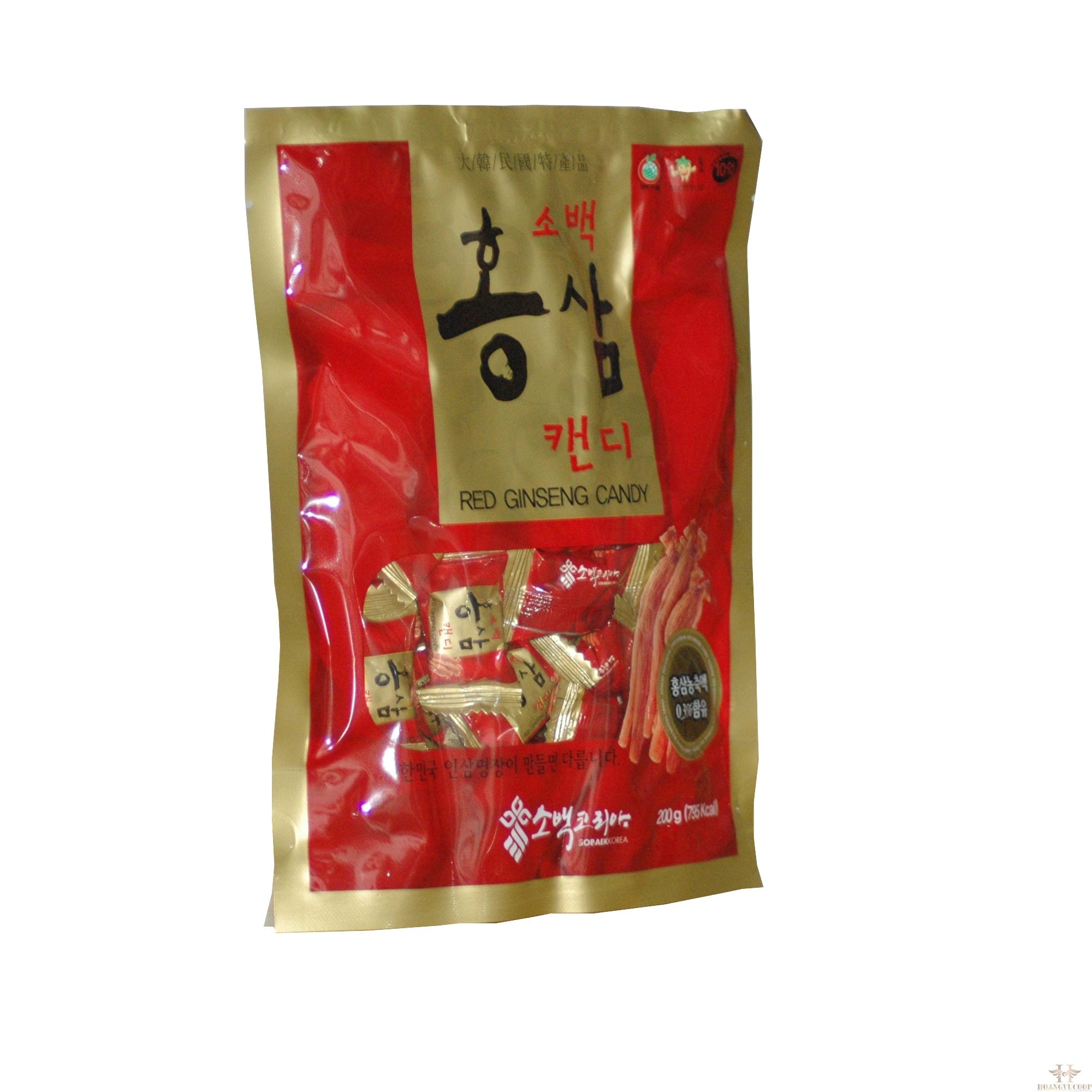 Kẹo Hồng Sâm Sobaek Korea Red Ginseng 200g