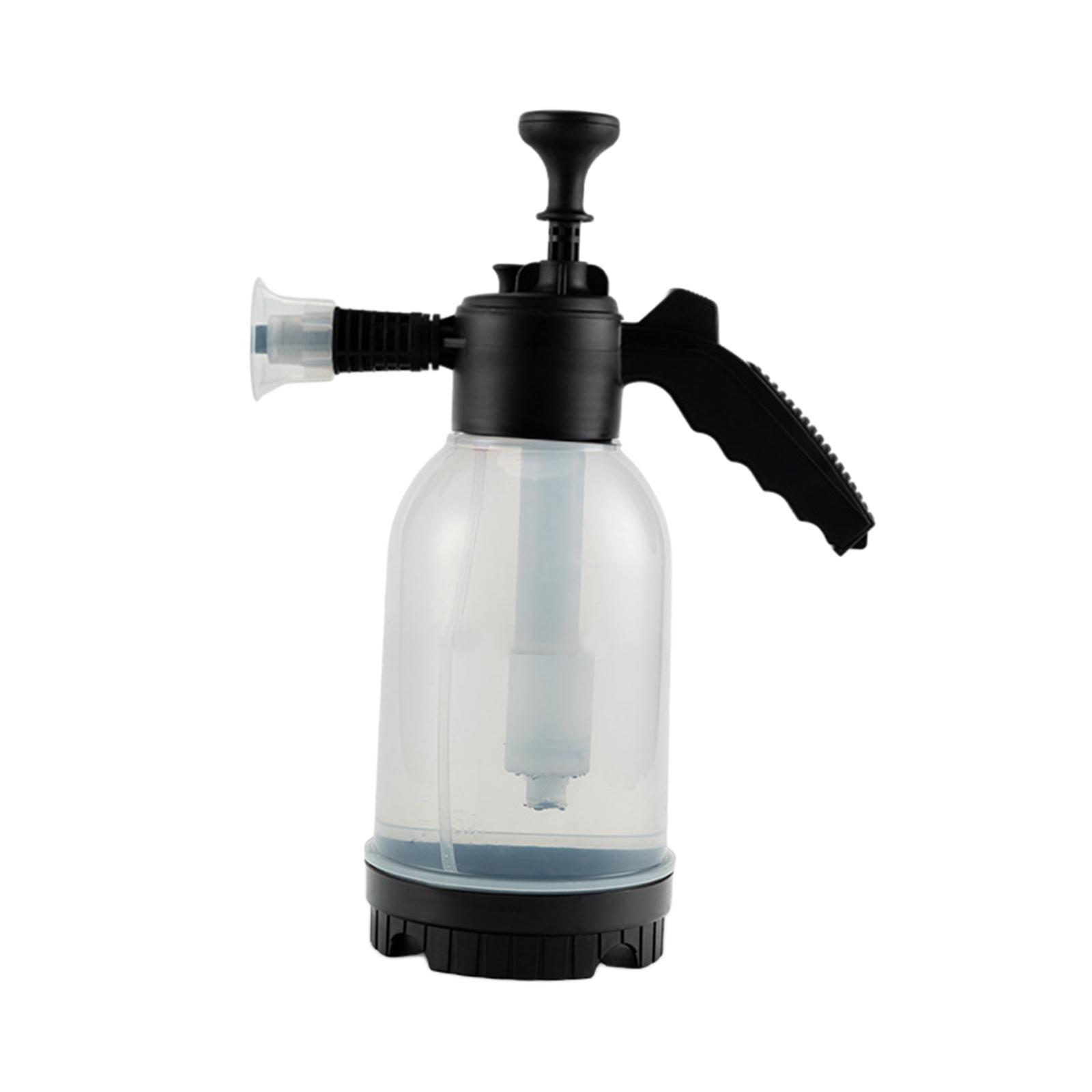 Spray Kettle Manual Foaming Sprayer 60° Spray Range Soap Sprayer Bottle Wind Hand 2L Pressure Foam Sprayer for Home Cleaning