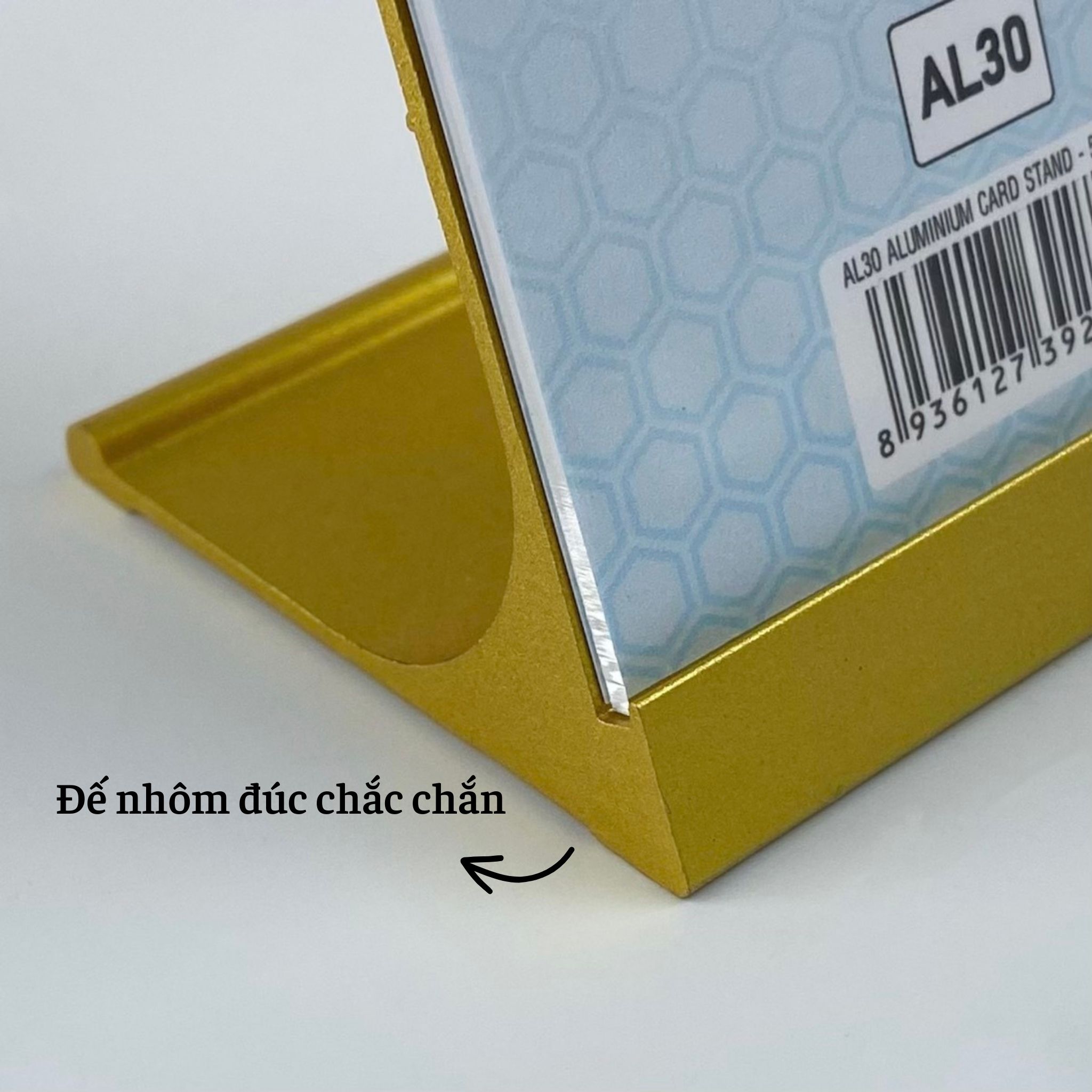 Bảng thông tin để bàn nhôm Enter AL30 55x75mm, Khung thông tin sản phẩm, Khung bảng giá, Kệ trưng bày để bàn