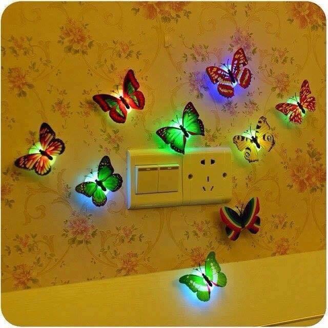 BƯỚM PHÁT SÁNG TRANG TRÍ TRƯỜNG