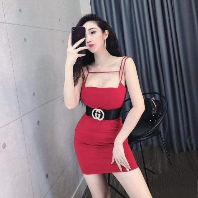 Đầm body đan dây sexy