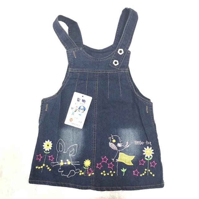 Yếm jean cho bé gái Y8570