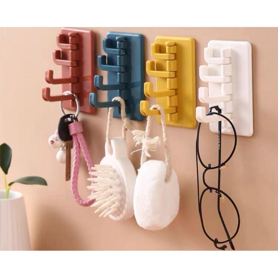 Móc Dán Tường 4 Nhánh Xoay Hình Cây Thông