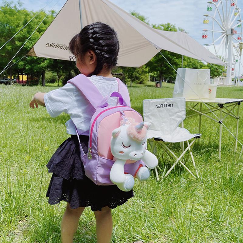 Mini Hoạt Hình Sang Trọng Kỳ Lân Ba Lô Trẻ Em Học Kawaii Ba Lô Bé Gái Mẫu Giáo Ba Lô Tập Đi Cho Bé Bé Học
