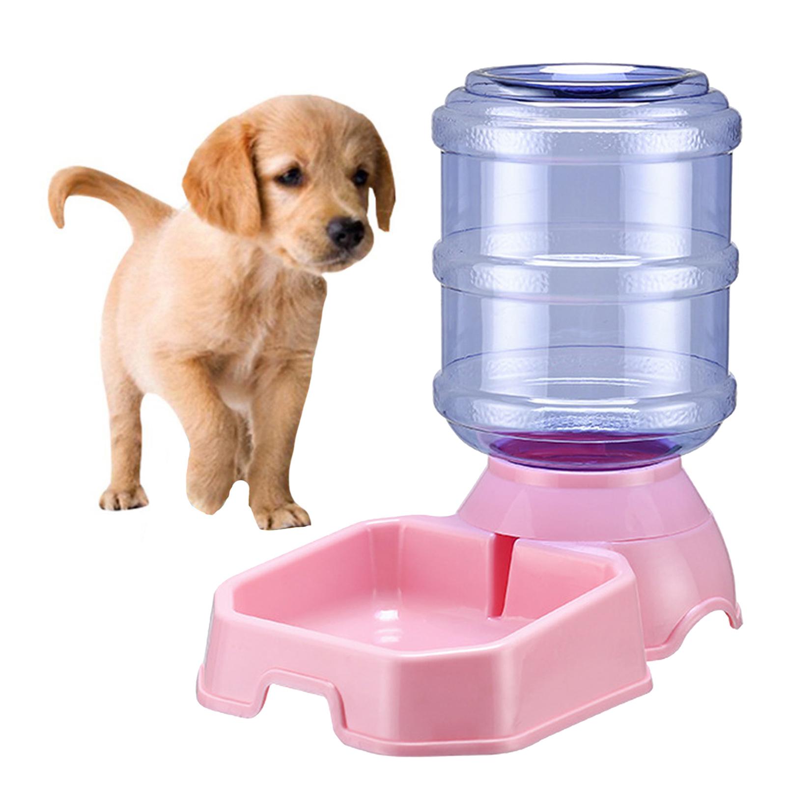 Automatic Cat Dog Feeder Water Dispenser for Small Medium Dog Pets Puppy Kitten Large Capacity 3.8L
