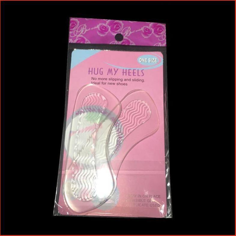 Lót gót giày silicone dẻo trong suốt điều chỉnh size cho giày rộng 21647