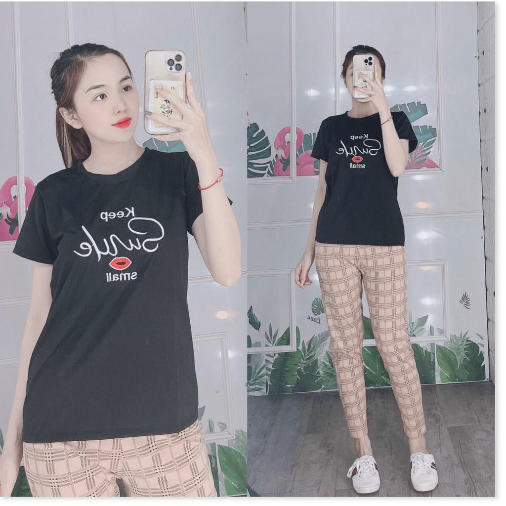 SET BỘ THUN NỮ QUẦN DÀI SIÊU XINH,HỌA TIẾT ÁO VÔ CÙNG XINH XẮN MẪU MỚI NHẤT HIỆN NAY
