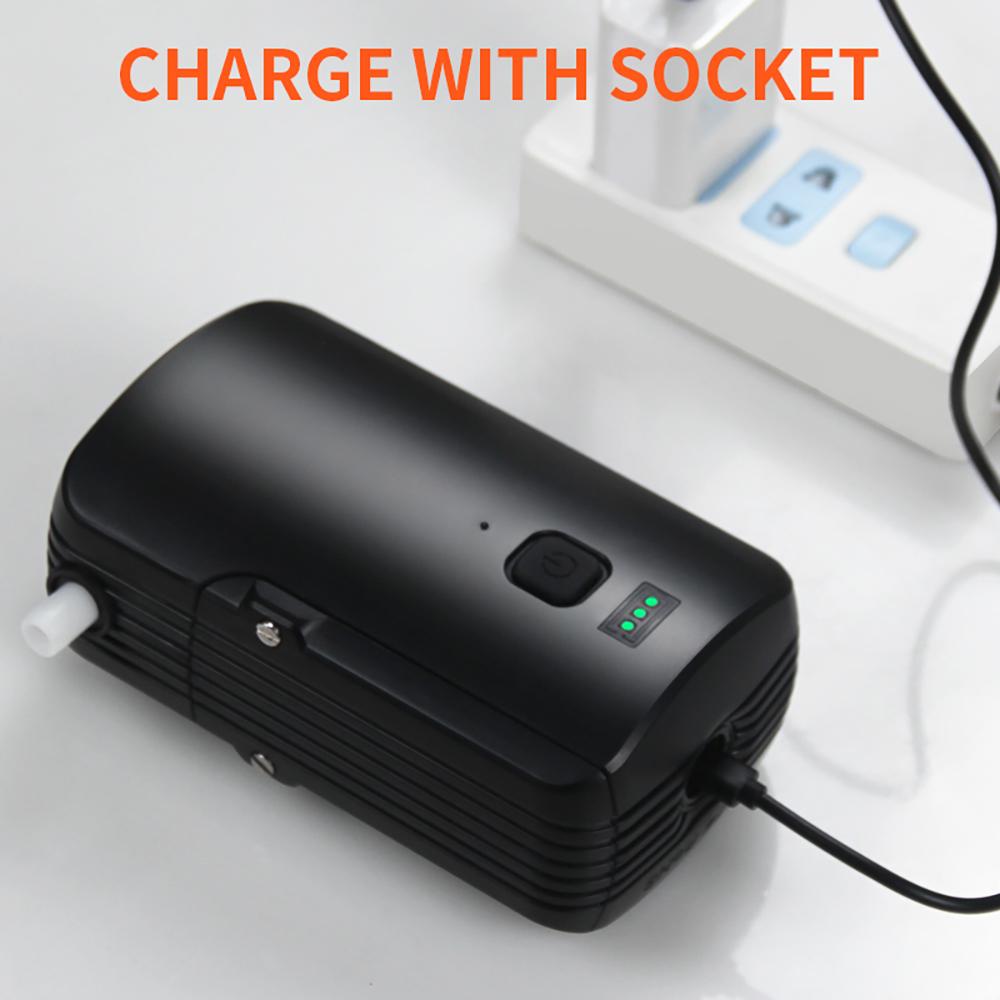 Outdoor Camping Shower Portable Electric Shower Pump Waterproof with 2-Level Water Flow for Camping Hiking Watering