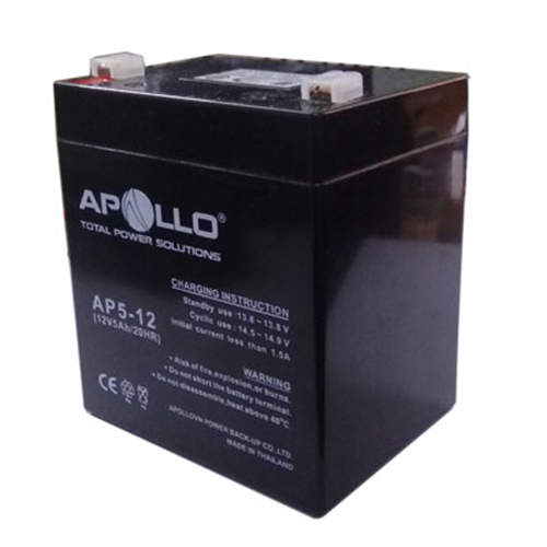 Ăc quy Apollo 12V 5Ah, AP5-12- Hàng nhập khẩu