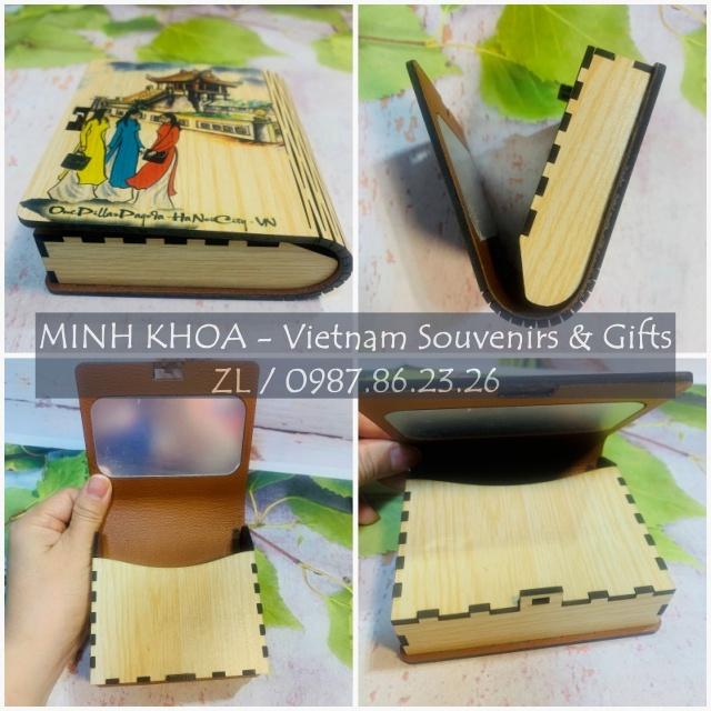 Ví Gỗ Cầm Tay Vintage Sáng Tạo