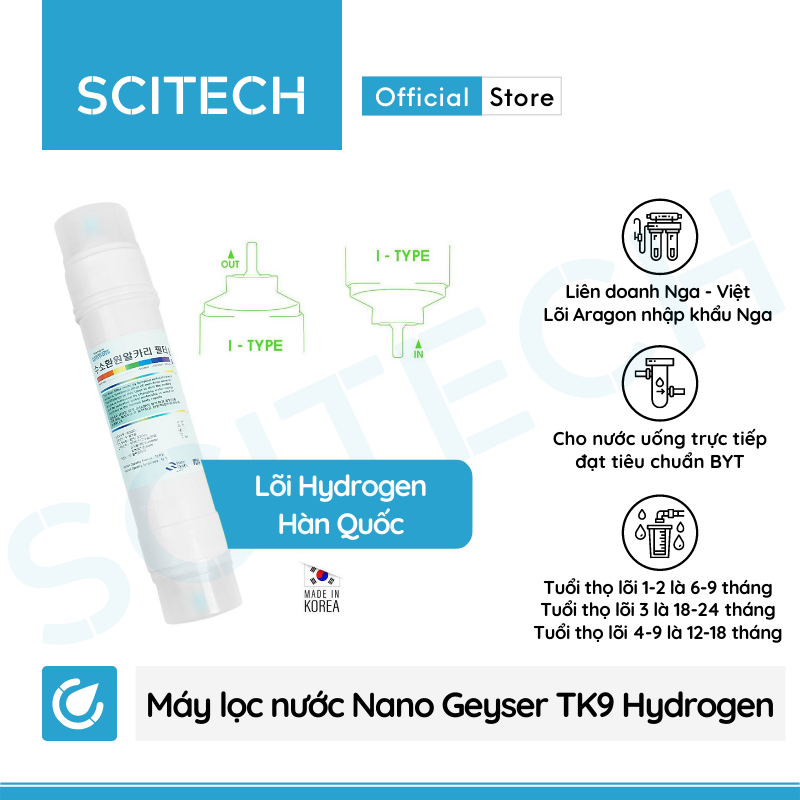 Lõi Hydrogen Korea by Scitech - Hàng chính hãng