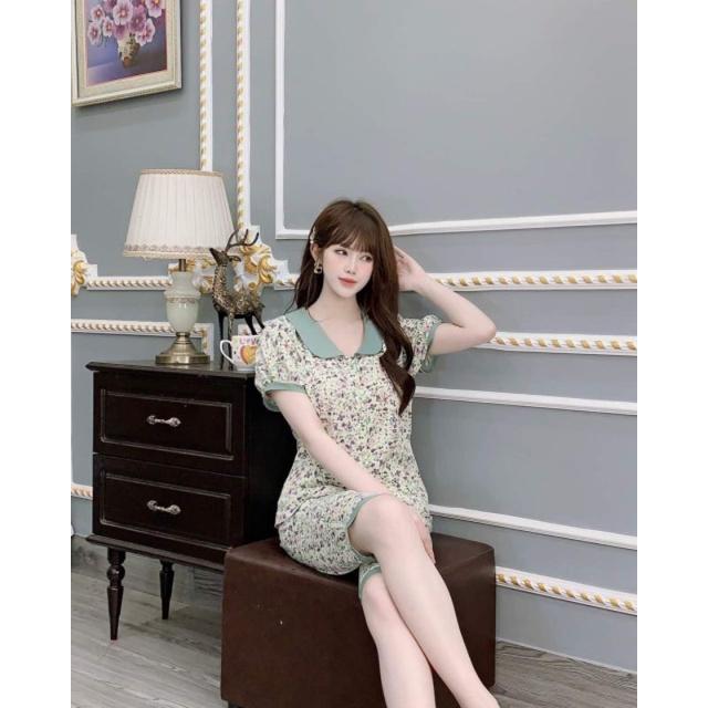 Quần áo mặc nhà viền cổ đẹp rẻ