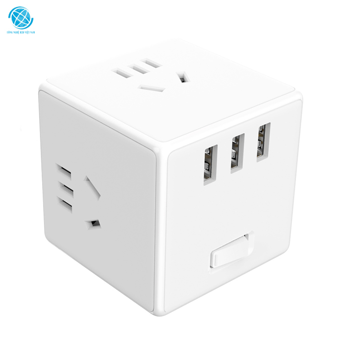 Ổ cắm điện Xiaomi Mijia Rubik Cube NRB4043CN - hàng chính hãng Xiaomi
