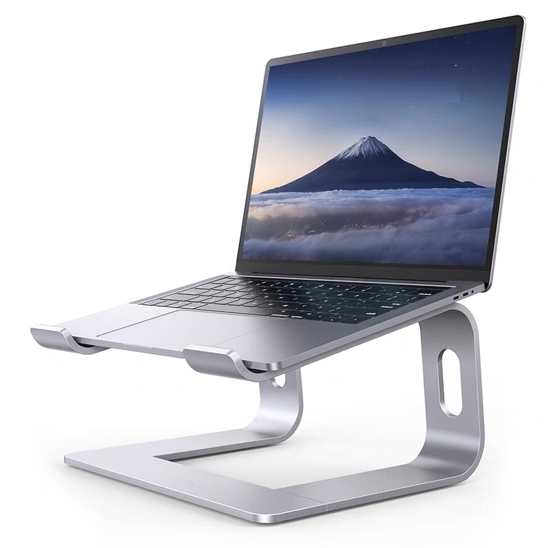 Giá đỡ nâng laptop stand hợp kim nhôm hỗ trợ tản nhiệt cho Macbook và laptop CR06 Vu Studio - Hàng chính hãng