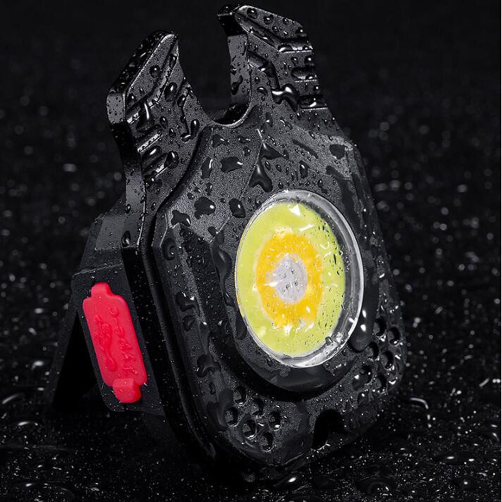 Portable LED Flashlight Keychain Rechargeable COB Bottle Opener Folded for Kids Hiking