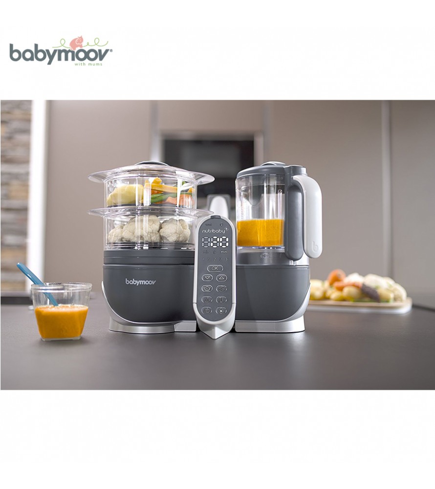 Máy Tiệt trùng Xay Hấp đa năng NUTRIBABY PLUS 5IN1 BABYMOOV - PHÁP