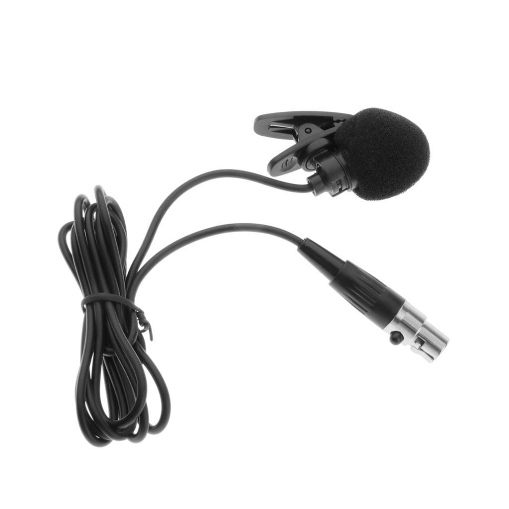 3Pin Lavalier Microphone Condenser Lapel Tie Clip for Wireless Transmitter