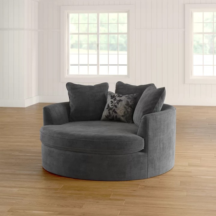 Sofa đơn tròn dùng thư giãn, đọc sách phòng khách DP-SDT02