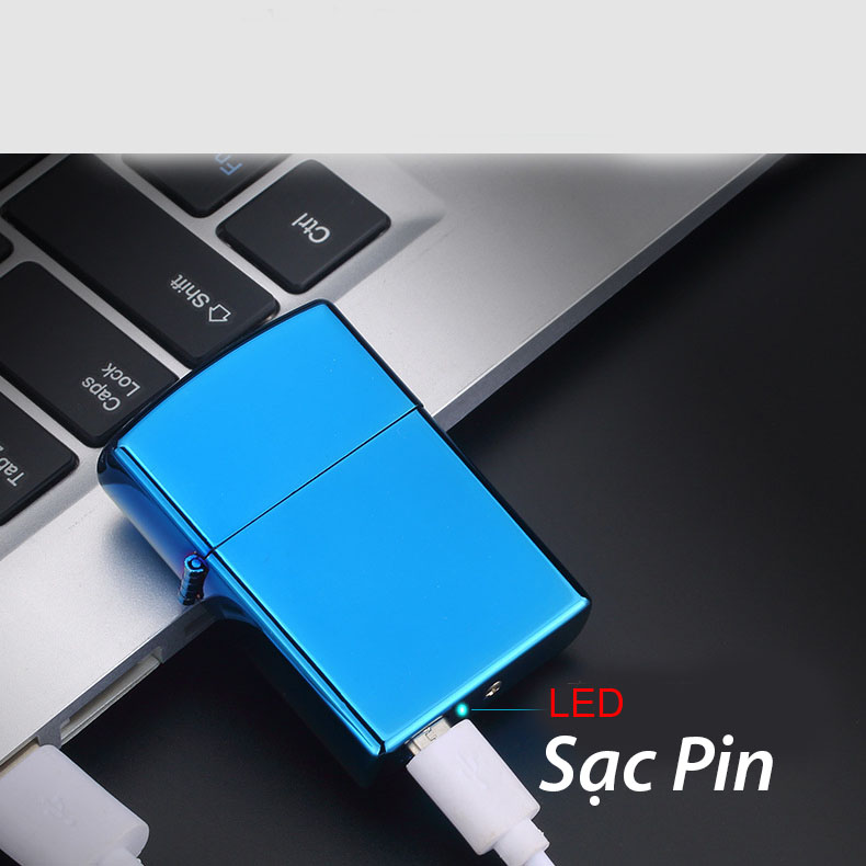 Bật lửa điện hộp quẹt điện Lighter USB ARC Plasma sạc pin tạo 4 tia plasma chống gió độc lạ